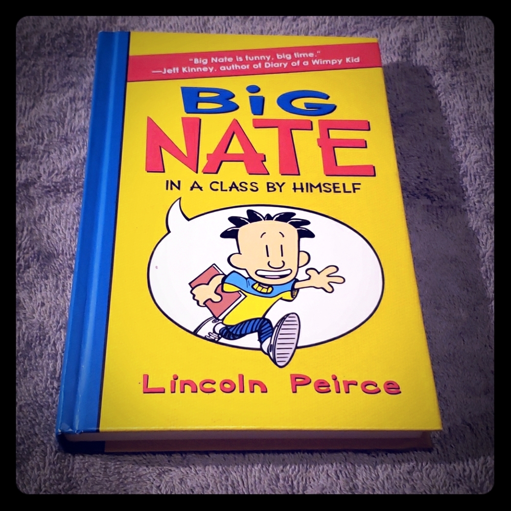 Big Nate in a class by himself book 📚